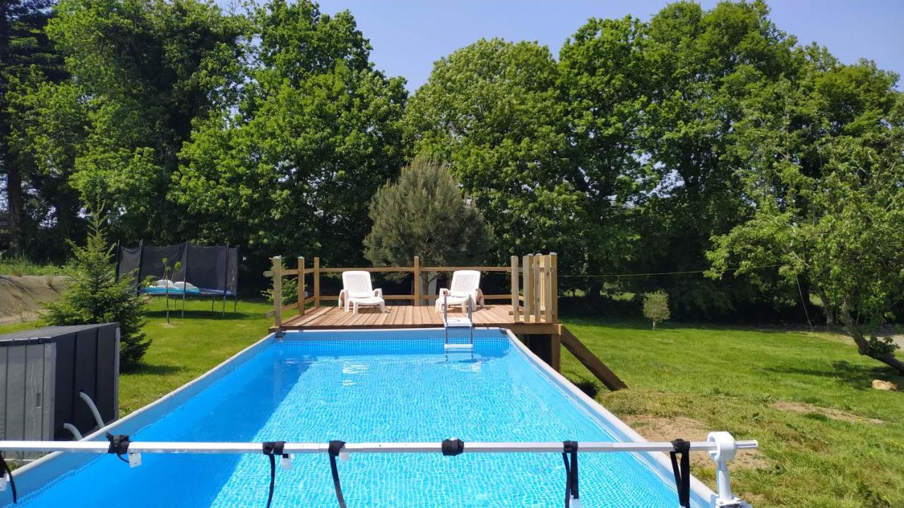 Gite "La Renaudaie" - Piscine Juvigny Les Vallees ภายนอก รูปภาพ